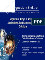 Magnesium Alloys in Aerospace: Past Concerns, Current Solutions