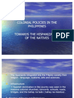 Colonial Policies in The Philippines