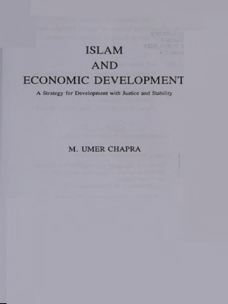 Islamic Strategy for Economic Justice | PDF | Tawhid | Economics