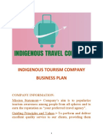 Indigenous Tourism Company Business Plan