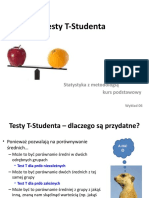 SZM - KP - Temat 06 - Testy T Studenta