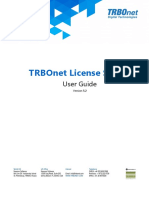 TRBOnet License Server User Guide v5.2 PDF