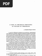 O Papel Da Diploma CIA Portuguesa No Tratado de Tordesilhas Humberto Baquero Moreno