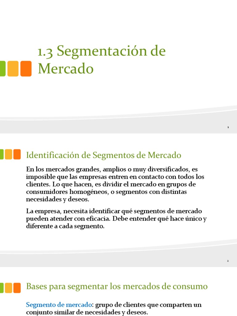 Segmentación de Mercado Efectiva | PDF | Marketing | Mercado (economía)