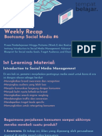 Social Media Management, Advance in Social Media, and Blueprint For Social Media Goals, Traget Audience, and Channel