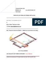 Locação fôrmas radier casa edícula