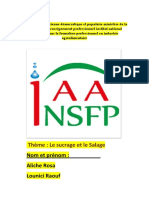 République Algérienne Démocratique Et Populaire Ministère de La Formation Et 2