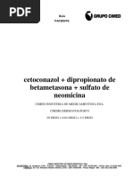Bula do Conacort: Creme e Pomada | PDF | Dermatite | Gravidez
