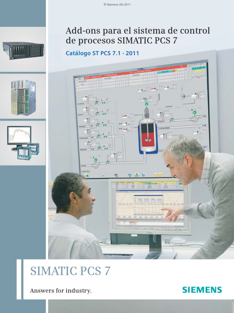 SIEMENS Sistema de Control SIMATIC PCS7 | PDF | Tecnología