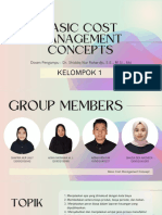 Kelompok 1 - Basic Cost Management Concepts