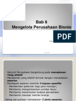 Pertemuan 6 Mengelola Perusahaann Bisnis