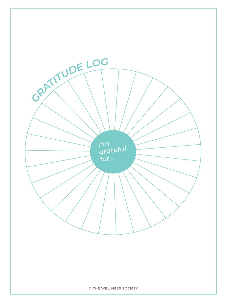 Gratitude Log Printable PDF | PDF