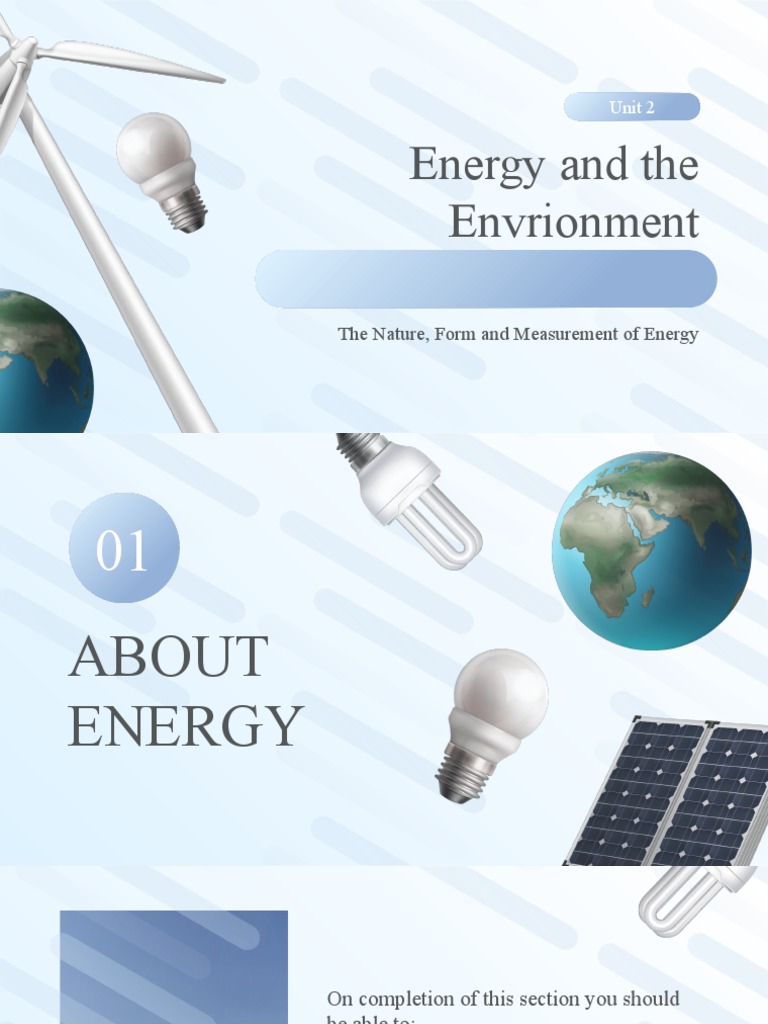 The Nature, Form and Measurement of Energy | PDF | Potential Energy ...