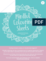 Healing Trauma Quotes Mindful Colouring Sheets