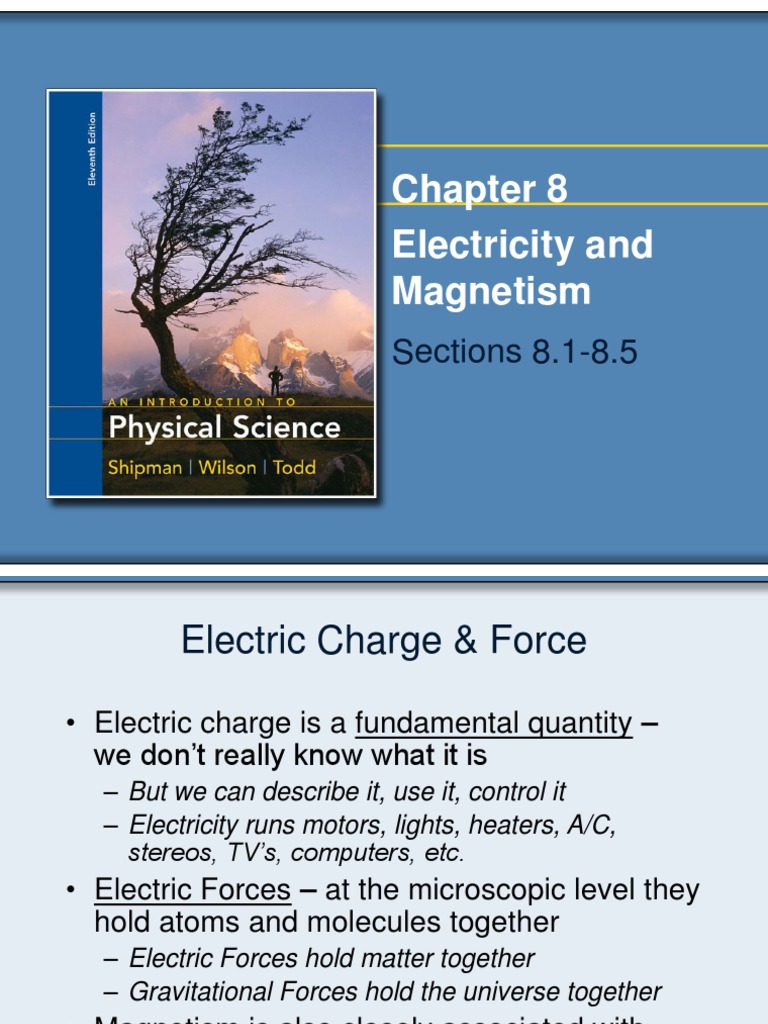 Electricity and Magnetism Powerpoint Ni Maam Paler PDF | PDF ...