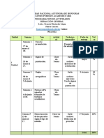 Calendario de Actividades II PAC-2022