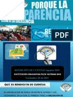 Presentación Rendicion de Cuentas 2019