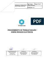 Procedimiento de Trabajo Riesgos Electricos