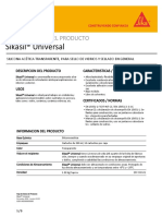 FICHA TECNICA Sikasil - Universal PDF