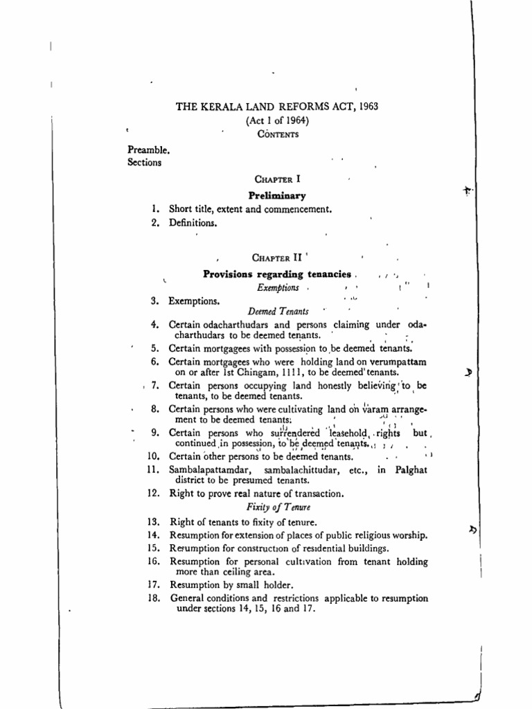 the-kerala-land-reforms-act-1963-no-1-of-1964-pdf-lease