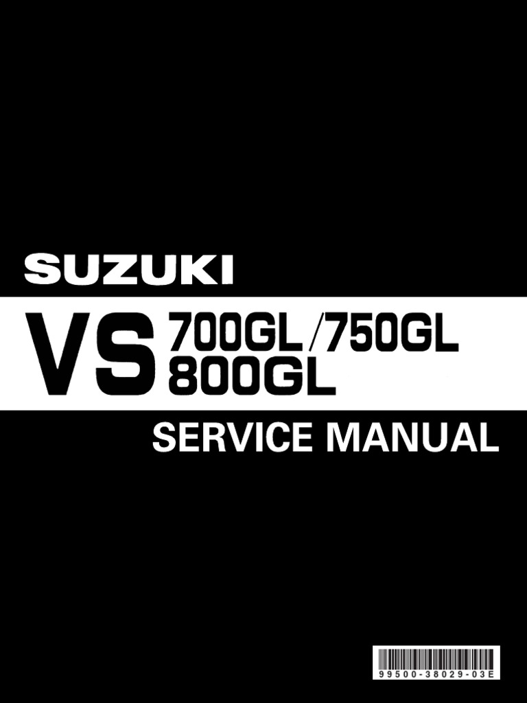 Suzuki Intruder 800 Service Manual | PDF | Carburetor | Ignition