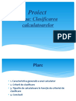 Clasificarea Calculatoarelor