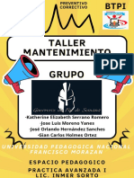 Cartel Mantenimiento