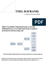 Hafta Örgütlerde Prososyal Davranışlar