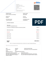 Tax Invoice: GOBUSAND474C9F58D4 G06BS23I00579445 29/07/2022 Reg/B2C Invoice RG Haryana G06BS23A00618928