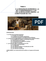 TEMA 5 Guerra de Independencia y Cortes de Cádiz PDF