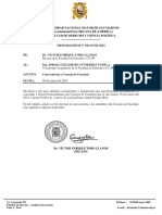 Convocatoria A Consejo de Facultad