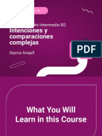 2 Slides Del Curso de Ingles Intermedio b2 Intenciones y Comparaciones Complejas