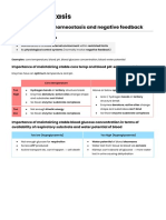 FULL Homeostasis Notes PDF