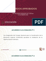 Acuerdos APROBADOS - 7 SO CONACES
