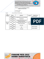 Rundown Acara Launching Presidium FORKOM PGSD 2023