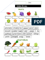 Fruit and Veggie Match