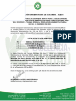 Convocatoria pública abierta de mérito para la selección del Personero Municipal de Ataco - Tolima 2020-2024
