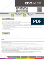 Requisitos para El Trámite de Licencias de Conducir de Servicio Particular para Extranjeros PDF