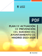 Plan de prevención del suicidio Madrid 2023-24