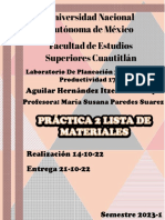 Práctica 2- Lista de materiales- AguilarHernández