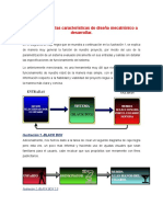 Descripción de Las Características de Diseño Mecatrónico A Desarrollar.