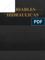 Variables Hidráulicas