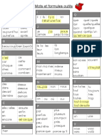 Mots Et Formules Outils