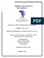 2.-Trabajo en Grupo-Ensayo Sobre El Art - TRES PARADIGMAS PARA LA PSICOLOGÍA