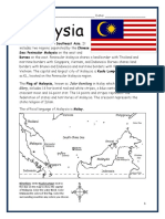 MALAYSIAIntroductoryGeographyWorksheet 1 PDF