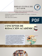 Conceptos de Redacción Académica