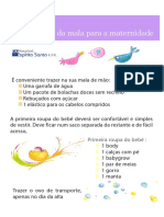 Mala para Maternidade PDF
