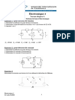 Electronique 2 - TD1 PDF