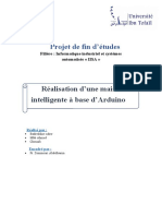 Projet de Fin D'études: Réalisation D'une Maison Intelligente À Base D'arduino