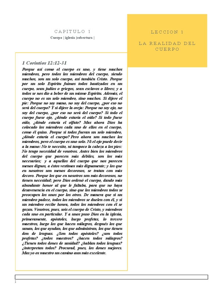 La Iglesia como Cuerpo de Cristo | PDF | Cristo (título) | Jesús